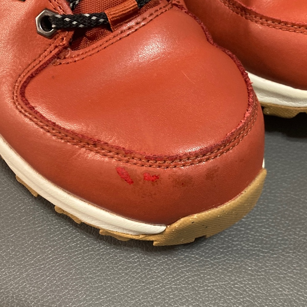 Nike Manoa Leather SE Boots Rugged Orange Denim Gum men's 8 - Picture 7 of 8